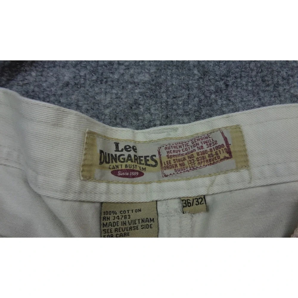 Vintage Lee Pipes Y2K  Zip Off Cargo Pants 36x32 Baggy Skater Rare